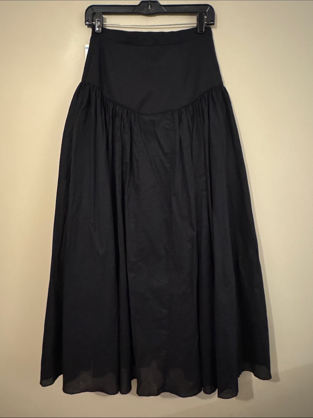 NWOT- Bardot Amorette Cotton Maxi Skirt in Black, size Small - Picture 11 of 12